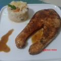 Salmón al vacío con salsa teriyaki