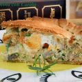 PASTEL DE POLLO, RÚCULA Y CHAMPIÑÓN