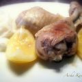 MUSLOS DE POLLO AL LIMÓN CON FIDEOS CHINOS