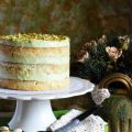 Tarta de limón y pistachos
