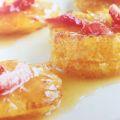 Naranjas asadas con fresas