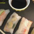 ROLLITOS VIETNAMITAS CON VERDURAS  Y POLLO