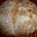 Pan casero, con masa vieja.