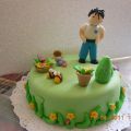 Tarta para un jardinero