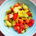ENSALADA DE AGUACATE Y FRESAS