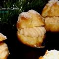 Profiteroles de  Crema de Turron