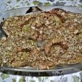 SALMÓN AL HORNO CON MOSTAZA Y FRUTOS SECOS