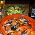 Tajine de mejillones con ensalada o cena[...]