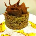 Arroz con lúas al pimentón