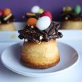 TORRES DE CHOCOLATE BLANCO CON NIDITOS DE PASCUA
