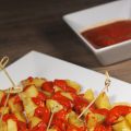 Patatas confitadas con salsa brava