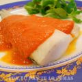 MERLUZA CON SALSA DE PIQUILLOS