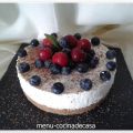 TARTA  FRIA  DE  YOGUR  Y  FRUTA