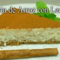 Tarta de arroz con leche (Receta fácil y sin[...]