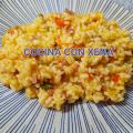 Arroz con jamón y verduras con Thermomix