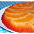 Tarta Invertida de Melocotón en Almíbar