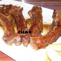 Costillas de cerdo con toque asiático.
