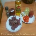 Carne con tomate