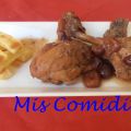 MUSLOS DE POLLO CON CEREZAS