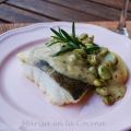 Bacalao con Salsa Cremosa de Estragón y Habitas