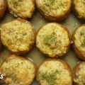 CHAMPIÑONES RELLENOS CON SALSA HOLANDESA