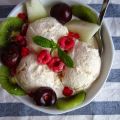Helado de yogur griego sin heladera, 