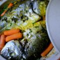 Dorada en olla tajine, cocina del hogar
