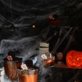 Mousse de chocolate para Halloween