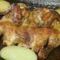 POLLO AL HORNO CON CERVEZA