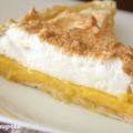 Tarta de naranja y merengue