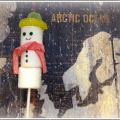 Muñeco de nieve de chuches
