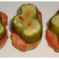 Tréboles de tortilla en pimiento