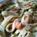 TALLARIMIS CON GAMBAS Y SETAS