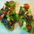 TOSTAS CON HORTALIZAS