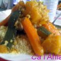 Cuscus con pollo y verduras