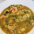 ARROZ CALDOSO DE RAPE Y GAMBAS