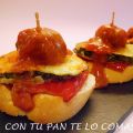 MONTADITOS DE ALBÓNDIGAS DE ATÚN