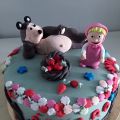 A la rica tarta infantil ... Masha y el Oso y[...]