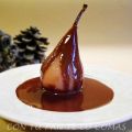 PERAS AL VINO CON CHOCOLATE