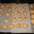 Profiteroles rellenos de lemon curd