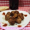 Receta de albóndigas de ternera con puntilla
