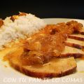 LOMO CON SALSA DE NARANJA Y PASAS