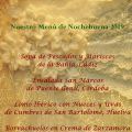Menú de Nochebuena 2019