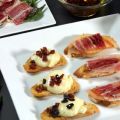 Tapas de jamón y queso