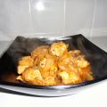 Atún encebollado