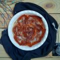 Ruffled coconut milk pie. Tarta de masa filo y[...]