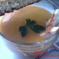 Sopa crema de calabaza acompañada de pechuga de[...]