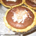 Tartaletas de chocolate negro