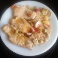 LOMO COCIDO CON CHAMPIÑONES