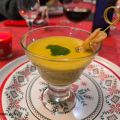 CREMA DE CIGALAS CON ACEITE DE CEBOLLINO